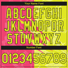 Load image into Gallery viewer, Custom Stitched Graffiti Pattern Neon Yellow Neon Pink-Black 3D Scratch Sports Pullover Sweatshirt Hoodie