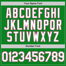 Load image into Gallery viewer, Custom Grass Green White-Pink Authentic Baseball Jersey
