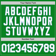 Load image into Gallery viewer, Custom Grass Green White-Light Blue Authentic Baseball Jersey