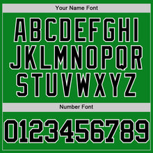 Load image into Gallery viewer, Custom Grass Green Black-White Authentic Basketball Jersey