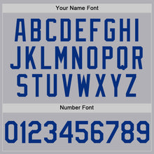 Load image into Gallery viewer, Custom Gray Royal Mesh Authentic Throwback Baseball Jersey