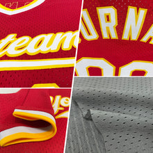 Load image into Gallery viewer, Custom Gray Navy-Old Gold Authentic Throwback Baseball Jersey