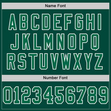 Load image into Gallery viewer, Custom Green Kelly Green-White Mesh Authentic Throwback Football Jersey