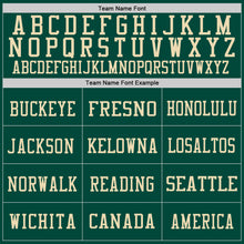 Load image into Gallery viewer, Custom Green Vintage USA Flag Cream-Red Mesh Authentic Throwback Football Jersey