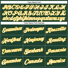 Load image into Gallery viewer, Custom Stitched Green White-Gold Sports Pullover Sweatshirt Hoodie