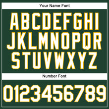 Load image into Gallery viewer, Custom Stitched Green White-Gold Sports Pullover Sweatshirt Hoodie