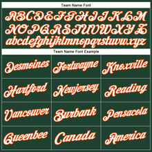 Load image into Gallery viewer, Custom Stitched Green White-Orange Sports Pullover Sweatshirt Hoodie