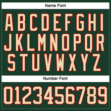 Load image into Gallery viewer, Custom Green Cream-Red Hockey Lace Neck Jersey
