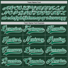 Load image into Gallery viewer, Custom Green Kelly Green-White Hockey Lace Neck Jersey