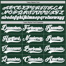 Load image into Gallery viewer, Custom Green White-Gray Hockey Lace Neck Jersey
