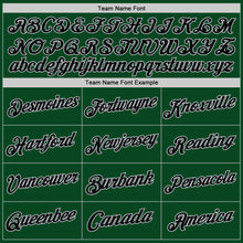 Load image into Gallery viewer, Custom Green Black-Gray Authentic Throwback Basketball Jersey