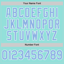 Load image into Gallery viewer, Custom Ice Blue Light Blue-White Authentic Baseball Jersey