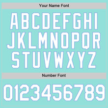 Load image into Gallery viewer, Custom Ice Blue White-Light Blue Authentic Baseball Jersey