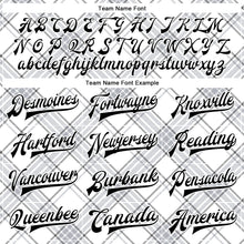 Load image into Gallery viewer, Custom White Black Check Board 3D Pattern Design Bomber Full-Snap Varsity Letterman Jacket