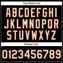 Load image into Gallery viewer, Custom Black Cream Crimson-City Cream Classic Western Plaid 3D Pattern Design Bomber Full-Snap Varsity Letterman Jacket