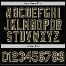 Load image into Gallery viewer, Custom Black Olive-Cream Bomber Full-Snap Varsity Letterman Two Tone Hoodie Jacket