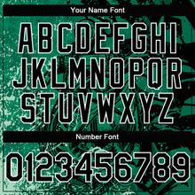 Load image into Gallery viewer, Custom Kelly Green Black-White Barracuda Fish Fishing 3D Bomber Full-Snap Varsity Letterman Hoodie Jacket