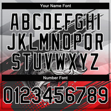 Load image into Gallery viewer, Custom Gray Black-Red Largemouth Bass Fish Fishing 3D Bomber Full-Snap Varsity Letterman Hoodie Jacket