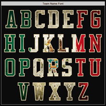 Load image into Gallery viewer, Custom Black Vintage Mexican Flag-Cream Bomber Varsity Letterman Zipper Jacket