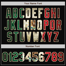 Load image into Gallery viewer, Custom Black Vintage Mexican Flag-Cream Bomber Varsity Letterman Zipper Jacket