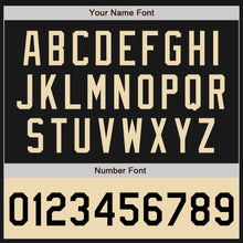 Load image into Gallery viewer, Custom Black Cream Bomber Varsity Letterman Two Tone Zipper Jacket