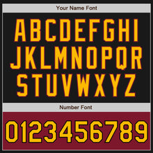 Load image into Gallery viewer, Custom Black Gold-Crimson Bomber Varsity Letterman Two Tone Zipper Jacket