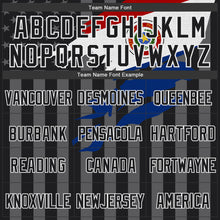 Load image into Gallery viewer, Custom Black Gray-White Paraguay Paraguayan Flag 3D Bomber Full-Snap Varsity Letterman Hoodie Jacket