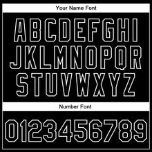 Load image into Gallery viewer, Custom Black White Christmas 3D Bomber Full-Snap Varsity Letterman Jacket