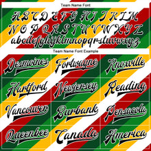 Load image into Gallery viewer, Custom Black White Christmas 3D Bomber Full-Snap Varsity Letterman Jacket