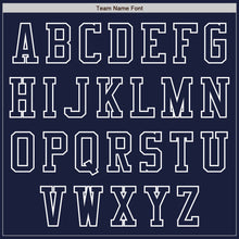 Load image into Gallery viewer, Custom Navy White Bomber Varsity Letterman Two Tone Zipper Jacket