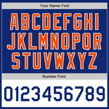 Load image into Gallery viewer, Custom Royal Orange-White Bomber Varsity Letterman Two Tone Zipper Jacket