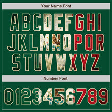 Load image into Gallery viewer, Custom Kelly Green Vintage Mexican Flag Cream-Black Bomber Varsity Letterman Zipper Jacket