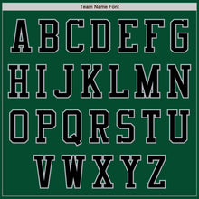 Load image into Gallery viewer, Custom Kelly Green Black-Gray Bomber Varsity Letterman Zipper Jacket