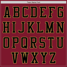 Load image into Gallery viewer, Custom Crimson Black Old Gold-Cream Bomber Varsity Letterman Two Tone Zipper Jacket