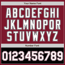 Load image into Gallery viewer, Custom Crimson Black-Gray Bomber Varsity Letterman Two Tone Zipper Jacket