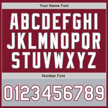 Load image into Gallery viewer, Custom Crimson White-Gray Bomber Varsity Letterman Two Tone Zipper Jacket