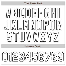 Load image into Gallery viewer, Custom White Black Bomber Varsity Letterman Zipper Jacket