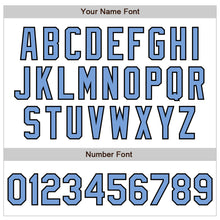 Load image into Gallery viewer, Custom White Light Blue Black-Pink Bomber Varsity Letterman Zipper Jacket