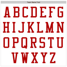 Load image into Gallery viewer, Custom White Red Bomber Varsity Letterman Two Tone Zipper Jacket