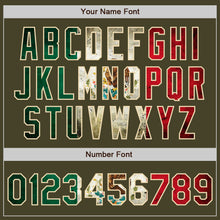 Load image into Gallery viewer, Custom Olive Vintage Mexican Flag Cream-Black Bomber Varsity Letterman Salute To Service Zipper Jacket