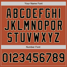 Load image into Gallery viewer, Custom Texas Orange Black-Cream Bomber Varsity Letterman Zipper Jacket