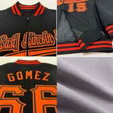 Load image into Gallery viewer, Custom Gray Kelly Green-Pink Bomber Varsity Letterman Two Tone Zipper Jacket