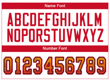 Load image into Gallery viewer, Custom Gold Scarlet-Black Drift Fashion Football Jersey