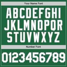 Load image into Gallery viewer, Custom Kelly Green White-Gray Mesh Authentic Throwback Baseball Jersey