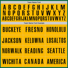 Load image into Gallery viewer, Custom Kelly Green Gold-Black Authentic Baseball Jersey