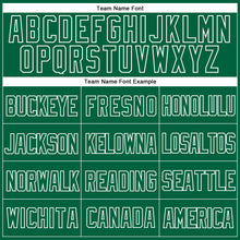 Load image into Gallery viewer, Custom Kelly Green White Mesh Authentic Throwback Baseball Jersey