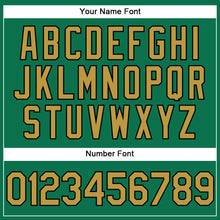 Load image into Gallery viewer, Custom Stitched Kelly Green Old Gold-Black Sports Pullover Sweatshirt Hoodie