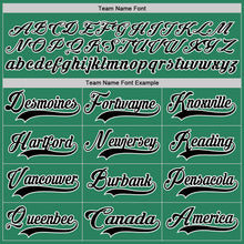 Load image into Gallery viewer, Custom Kelly Green Black-White Hockey Jersey