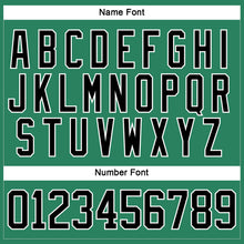 Load image into Gallery viewer, Custom Kelly Green Black-White Hockey Jersey