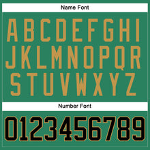 Load image into Gallery viewer, Custom Kelly Green Black-Old Gold Hockey Jersey